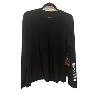 Spyder Men's Black Longsleeve NWT Large